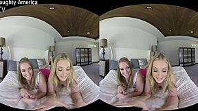 vr threesome feels so naughty with harley jade and karla kush pounding together