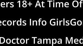 tampa university entrance physical has mia sanchez spreading for anal finger exam