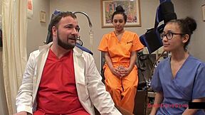 tampa university entrance physical has mia sanchez spreading for anal finger exam