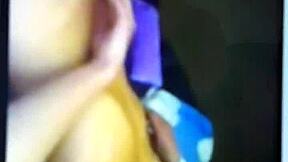 french webcam girl fanny slides dildo into her shaved pussy live