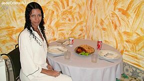 Romanian Wife Flashes Tight Wet Pussy in Rio Hotel Suite