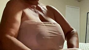 fat mommy spreads her huge dripping pussy wide