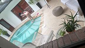 caught gooning to goth step sis trippi rose... clothes ripped in household fantasy 😈 cowgirl ride pov