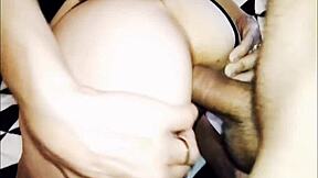 Milf Asshole Stretched Wide in Brutal Hardcore Anal Pounding