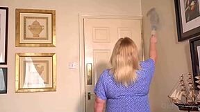 Sam Bourne Pounds British Mature Megan Milly's Shaved Pussy Hard!