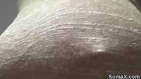 unfaithful english mature gill ellis pops massive hooters everywhere!