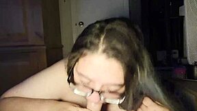 my huge tits face fucked and titty slammed by white monster cock