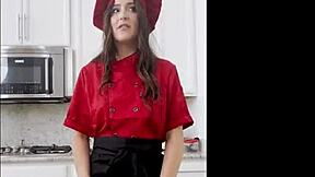 Stepdaughter's tight young pussy tempts daddy's old cock for taboo ride