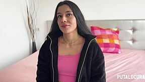 i catch a skinny latina redhead with black hair and fuck her dirty style