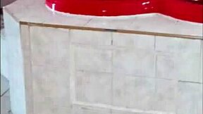 Redhead PAWG Bends in Pink Thong for Raw Jacuzzi Handling POV