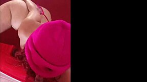 Redhead PAWG Bends in Pink Thong for Raw Jacuzzi Handling POV