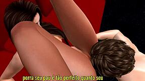 cleber gently takes beemooner's virginity with teasing anal play