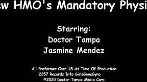 New HMOs Mandatory Physical With Jasmine Mendez Spreading Gaping Pussy And Tits