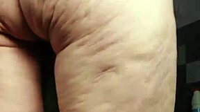 granny fucks her hairy pussy with a cucumber