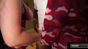 These Army Fatigue Baddies Clap Big Ass Cheeks on Monster Cocks