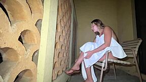 Pregnant Wife's Hotel Adventure After Gloryhole With Cuckold Husband