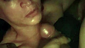 ever seen a sexy colombian milf slurp cock and swallow every drop of hot cum like this?