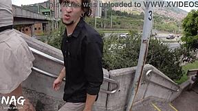 finding train station slut for public monster cock fuck