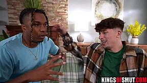 stepmom sydney paige showers with black stepson's monster cock