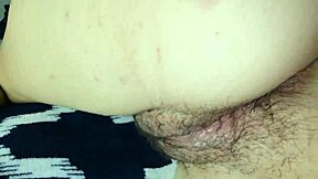 close up of juicy latina pussy getting creampied by small cock