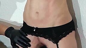 oh yeah tie me up sub style with bondage machine fucking nipple clamps leading to squirting orgasm