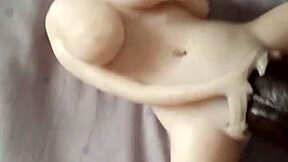 after porn with girlfriend, i fuck my sex doll doggystyle
