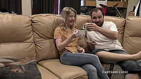 Campus PD Handcuffs Petite Stacy Shepard for Strip Search