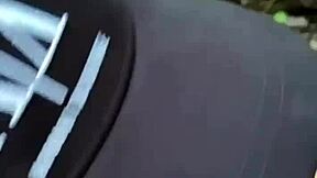 damn this milf bends big ass over woods for wild pounding 🍑🌲 whoa intense!