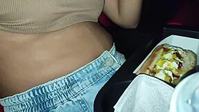 wanna see this tinder date heat up in the cinema then fuck wild in a motel?