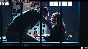 oh god, detective agatha vega's face gets fucked frozen, latina slut swallows cum