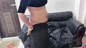 my big bro's hot indian wife moans as i fuck her bedroom hard in romantic heat