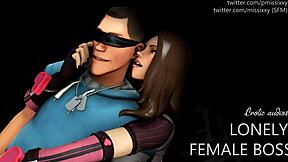 Lonely boss teases with dirty talk in erotic roleplay audio seduction