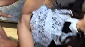 Cute College Girl's Tight Pussy Creampied Huge Load Mouthful Cum Group