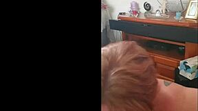 Master trains my throat deep to swallow his full load