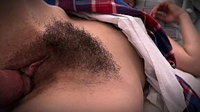 stepdad, why are you fingering my hairy wet pussy upskirt?