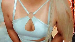 suggestive transexual strokes huge cock teasing explosive cumshot