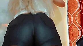 suggestive transexual strokes huge cock teasing explosive cumshot