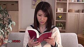 oh mitsuki akai, suck that cock with your kinky student mouth!