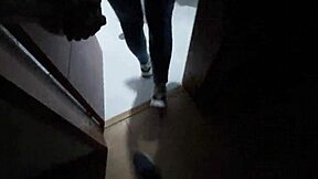 church evangelist dances reggaeton wet then bathroom doggystyle pov