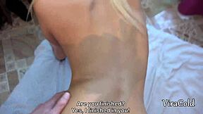 ready for pretty 18yo blonde jessi's first tight pussy creampie doggystyle