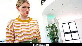 stepdad disciplines stepdaughter hard with huge cock pervdad blowjob cumshot