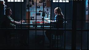 oh god, detective agatha vega's face gets fucked frozen, latina slut swallows cum