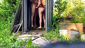 Holy shit, I fucked that pregnant milf's pussy in the shower!