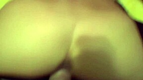 Young Couple's Homemade Close-Up Doggystyle Pussy Fuck Ends Cum Covered!