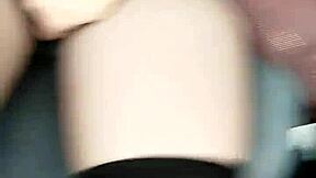 hey mala flashes her pussy naked in public car