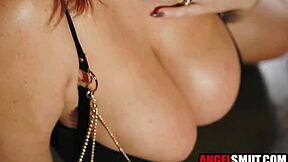 busty redhead milf's tight ass stretched by bbc gangbang monsters relentlessly