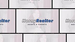 Horny Housewife's Pierced Tits Burst from Red Dress for Agent