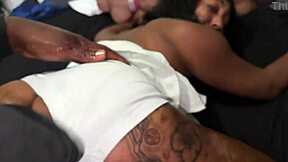 Oops, stepsis my pussy just got stuffed full by that massive black cock!