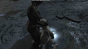 Fallout4 milf slammed by interracial gangbang on big ass and tits