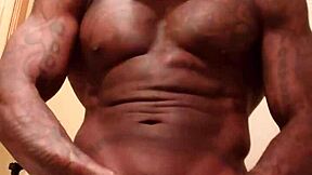 Bodybuilder worships huge bbc monster cock hallelujah johnson in total domination